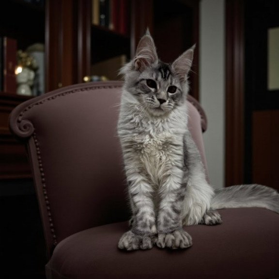 Maine Coon Alva Selena Polydactyl!